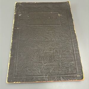 Antique 1925 Year Book of Blume High School, Wapakoneta, OH, rare collectible